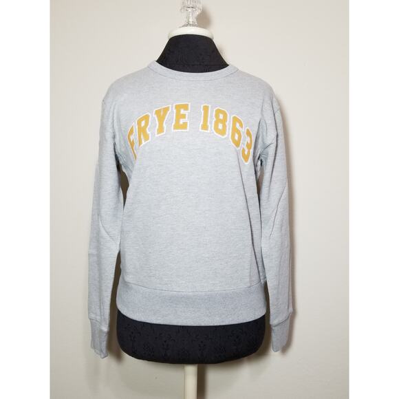 Frye Tops - FRYE Women's Fleece Sweatshirt Pullover Sweater w/ Tags XS X-Small Gray NWT